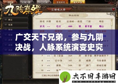 广交天下兄弟