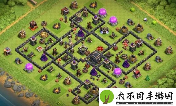 部落冲突9本最强防御布阵怎么搭配