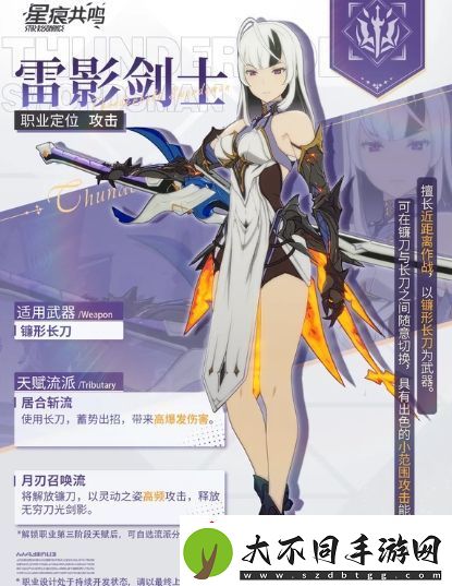 星痕共鸣职业系统介绍