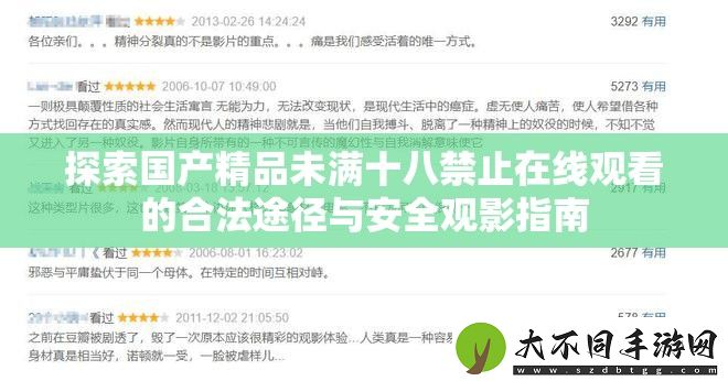 探索国产精品未满十八禁止在线观看的合法途径与安全观影指南