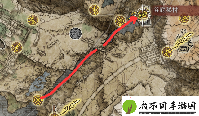 艾尔登法环谷底秘村怎么去