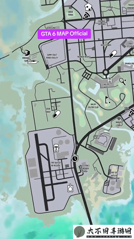 网络出现疑似GTA6详细地图