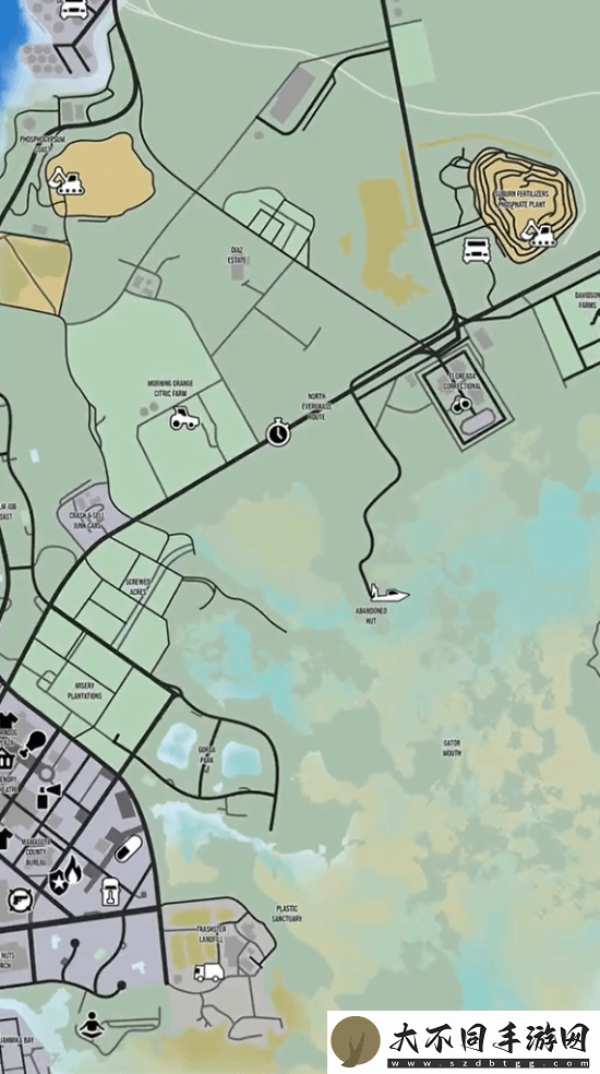 网络出现疑似GTA6详细地图