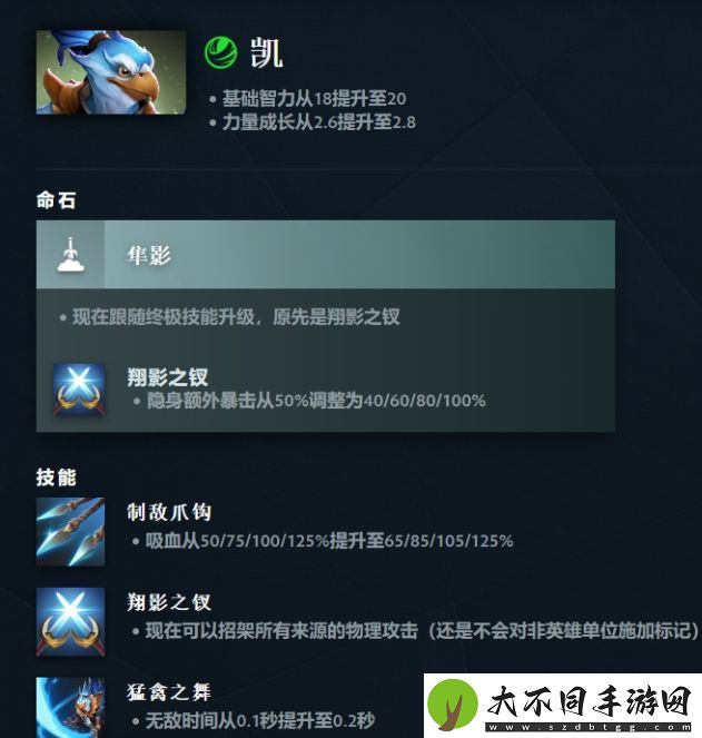 全英雄胜率倒数第一的鸟人喜迎加强