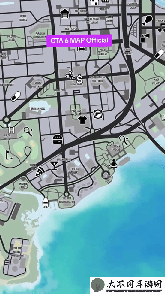 网络出现疑似GTA6详细地图