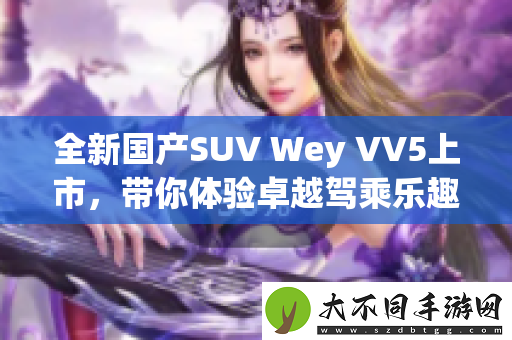 全新国产SUV Wey VV5上市，带你体验卓越驾乘乐趣