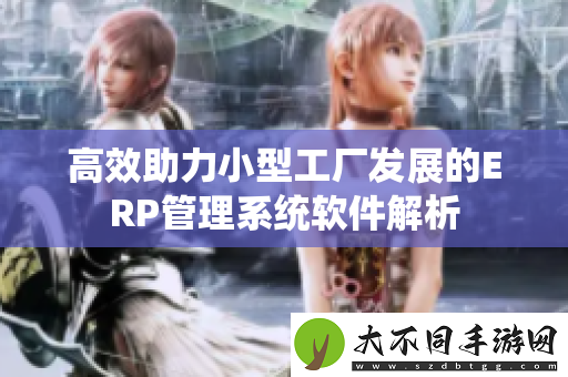 高效助力小型工厂发展的ERP管理系统软件解析