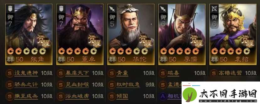 三国志战棋版群雄阵容怎么搭配