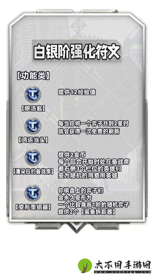 云顶之弈13.8版本英雄强化符文大改
