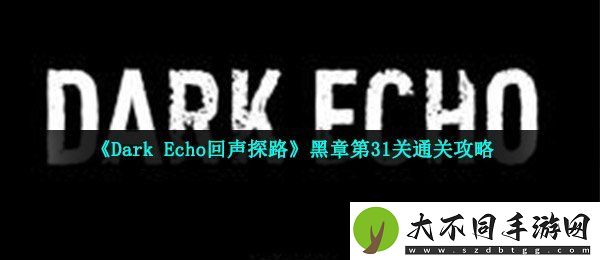 回声探路黑章第31关怎么过