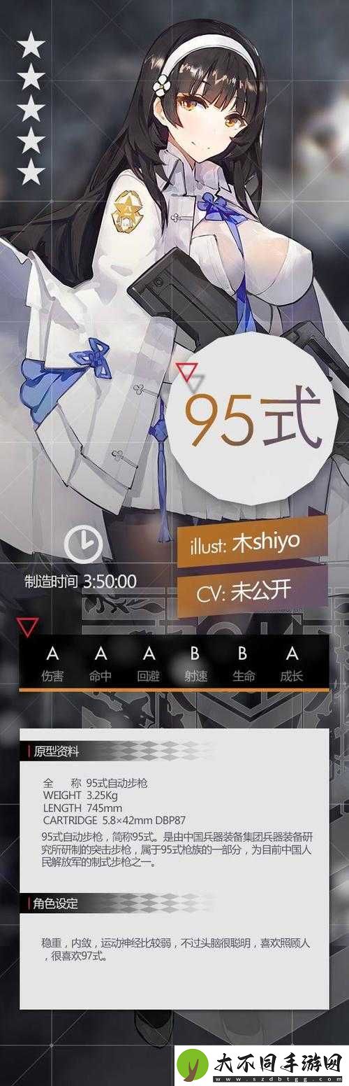 少女前线95式突击步枪