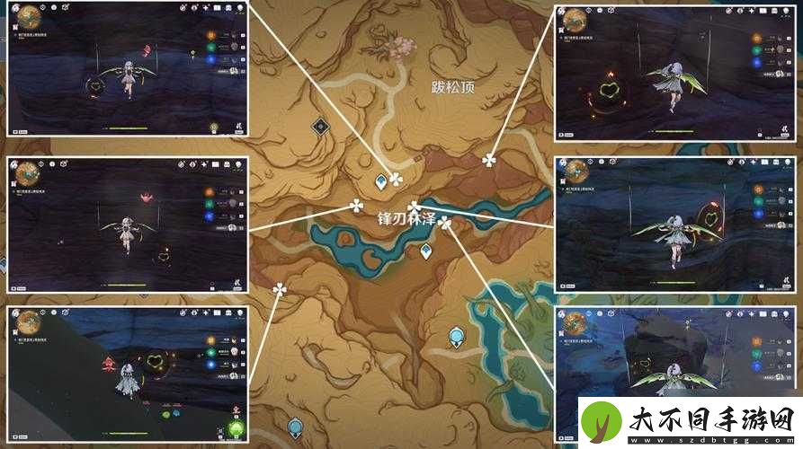 在原神中，忧昙花的具体采集位置究竟分布在哪些区域？