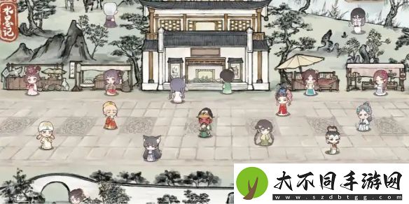 水墨记6号展柜的朴素方桌获取方法