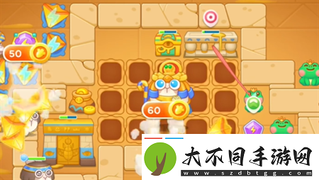 保卫萝卜4法老归来第114关过关攻略