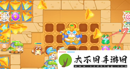 保卫萝卜4法老归来第114关过关攻略