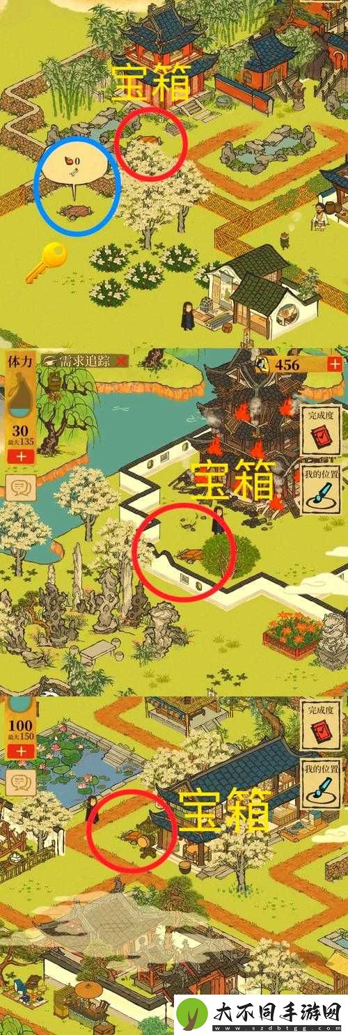江南百景图秦淮河畔宝箱钥匙全收集！这些隐藏点99%人错过！