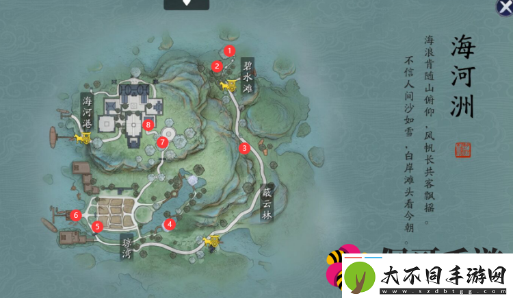 天刀手游胜景录位置图鉴大全