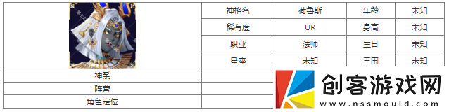 第七幻域荷鲁斯神格图鉴具体一览