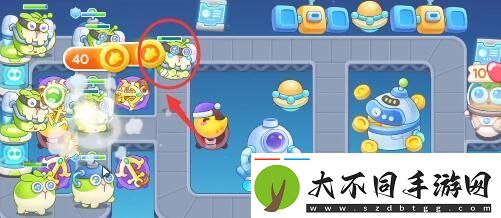 保卫萝卜4太空穿越4关怎么过