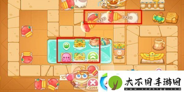 保卫萝卜4法老归来第107关怎么过