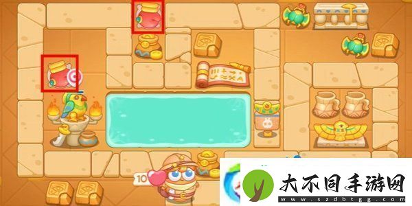 保卫萝卜4法老归来第107关怎么过