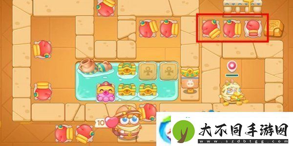 保卫萝卜4法老归来第107关怎么过