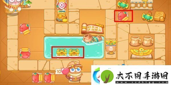 保卫萝卜4法老归来第107关怎么过