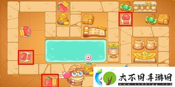 保卫萝卜4法老归来第107关怎么过