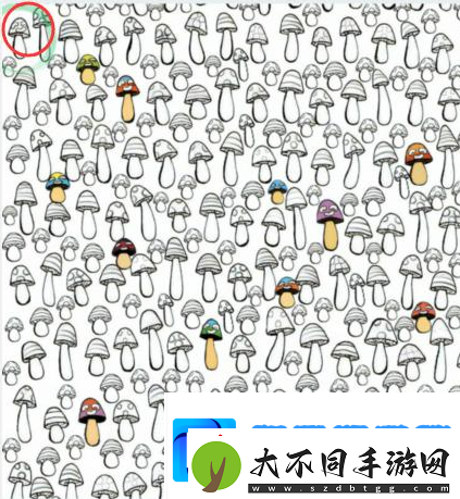 文字找茬大师找出20只爱笑的蘑菇通关攻略