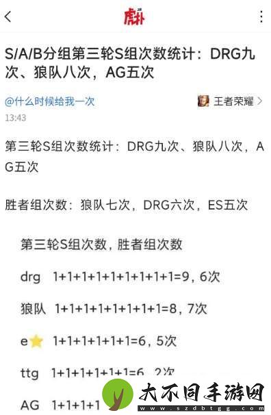 [红榜]AG终结A组超标怪DRG