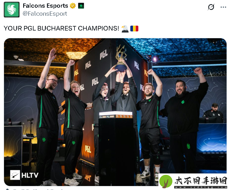 Falcons夺得PGL布加勒斯特冠军
