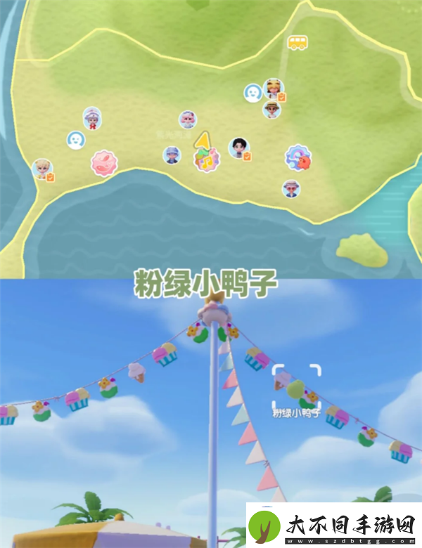 8月13日心动小镇小黄鸭位置和家具气泡位置