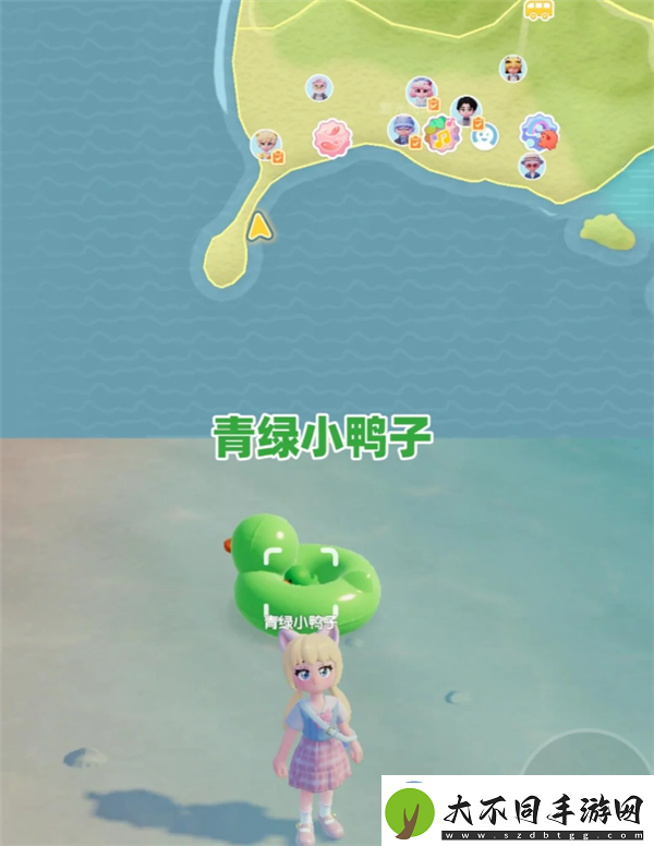8月13日心动小镇小黄鸭位置和家具气泡位置