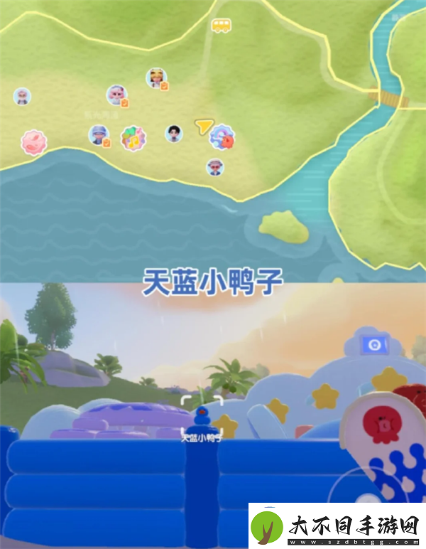 8月13日心动小镇小黄鸭位置和家具气泡位置