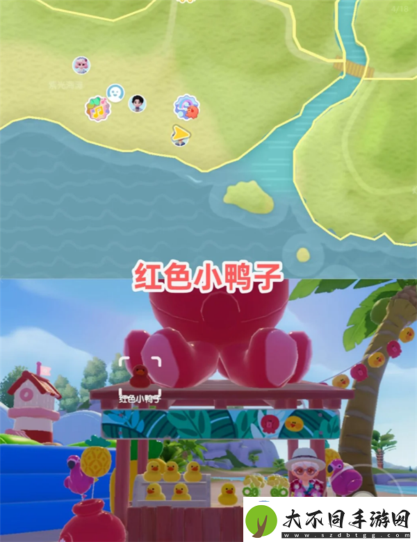 8月13日心动小镇小黄鸭位置和家具气泡位置
