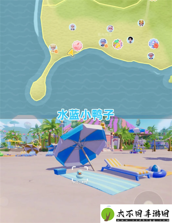 8月13日心动小镇小黄鸭位置和家具气泡位置