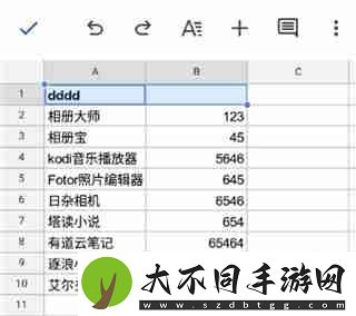 谷歌表格怎么合并单元格
