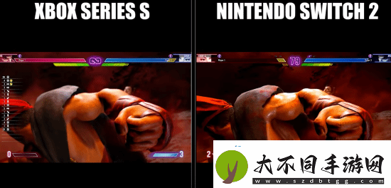博主对比街头霸王6在Switch2与XSS平台上的运行情况