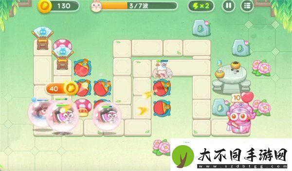 保卫萝卜4梁波波与祝秋秋第41关怎么过