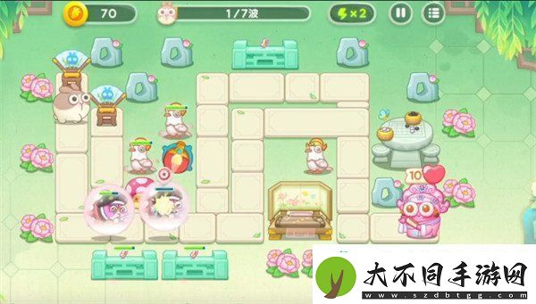 保卫萝卜4梁波波与祝秋秋第41关怎么过
