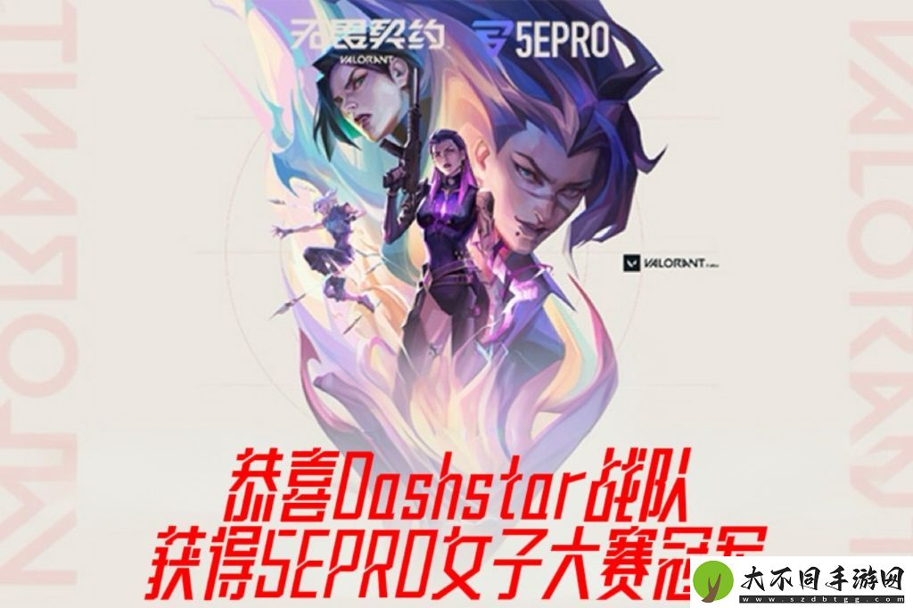 恭喜Dashstar战队获得5EPRO无畏契约女子大赛冠军
