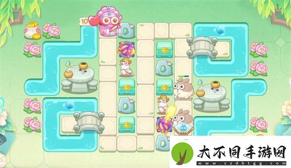 保卫萝卜4梁波波与祝秋秋第64关怎么过