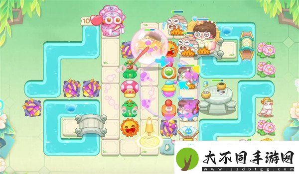保卫萝卜4梁波波与祝秋秋第64关怎么过