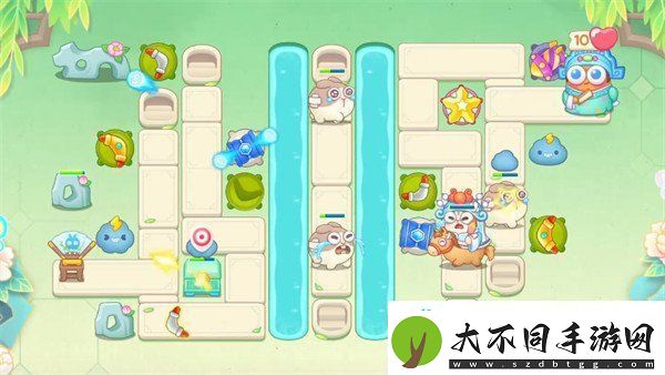 保卫萝卜4梁波波与祝秋秋第75关怎么过