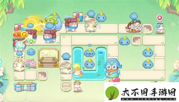 保卫萝卜4梁波波与祝秋秋第71关怎么过