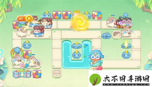 保卫萝卜4梁波波与祝秋秋第71关怎么过