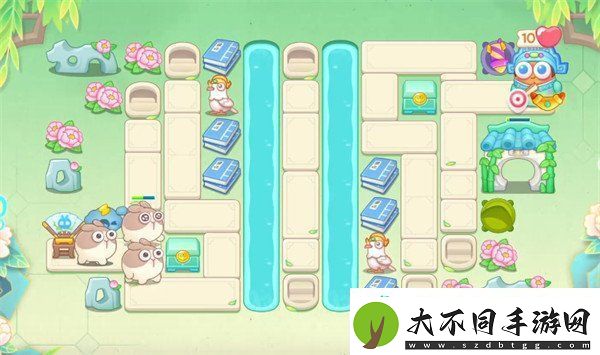 保卫萝卜4梁波波与祝秋秋第75关怎么过