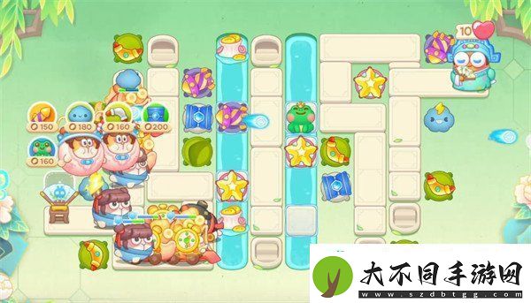 保卫萝卜4梁波波与祝秋秋第75关怎么过