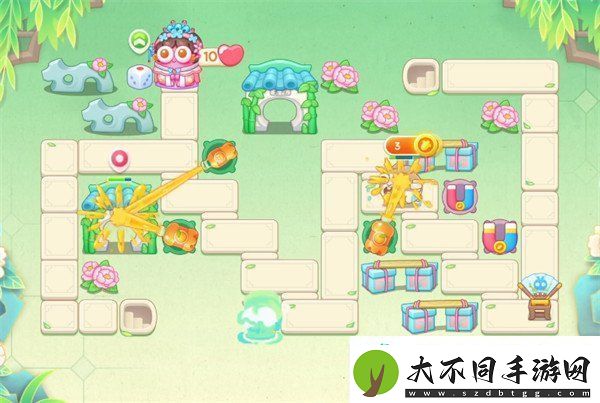 保卫萝卜4梁波波与祝秋秋第91关怎么过