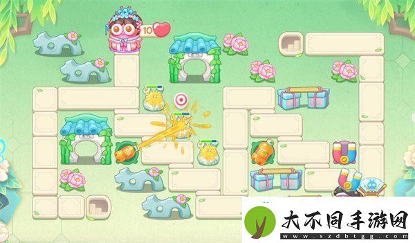 保卫萝卜4梁波波与祝秋秋第91关怎么过